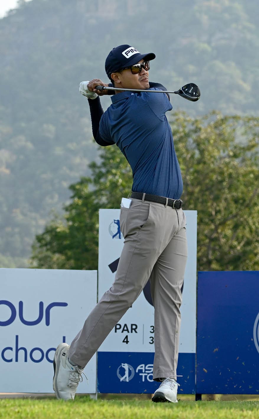 HUA HIN, THAILAND: Gregory Foo of Singapore pictured during Round Four on Friday December 20 at the 2025 Asian Tour final stage qualifying school at Lake View Resort and Golf Club, Hua Hin, Thailand. The 5 round event is staged from December 17-21, 2024. Picture by Paul Lakatos/Asian Tour.