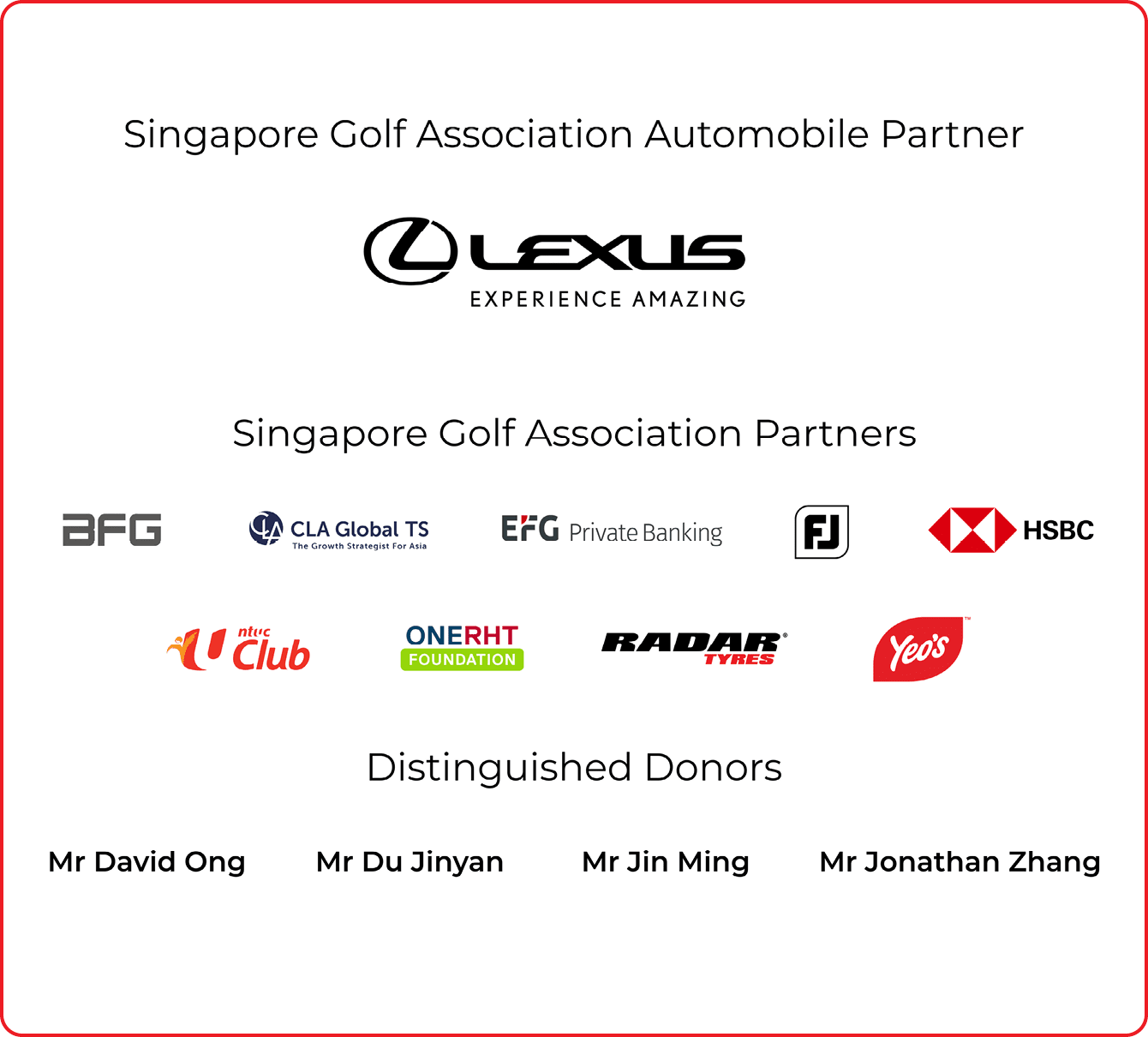 A white background with logos of companies such as Lexus, HSBC, and One Hit. Description generated by AI