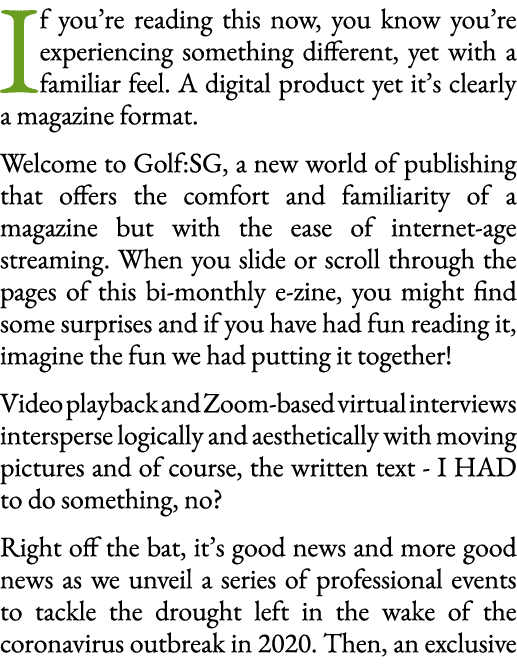 If you re reading this now, you know you re experiencing something different, yet with a familiar feel  A digital pro   