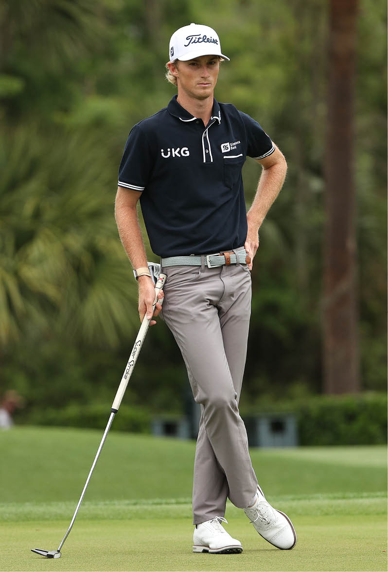 HILTON HEAD ISLAND, SOUTH CAROLINA - APRIL 15: Will Zalatoris of the United States looks on from the 13th green during the first round of the RBC Heritage on April 15, 2021 at Harbour Town Golf Links in Hilton Head Island, South Carolina  (Photo by Patrick Smith Getty Images)