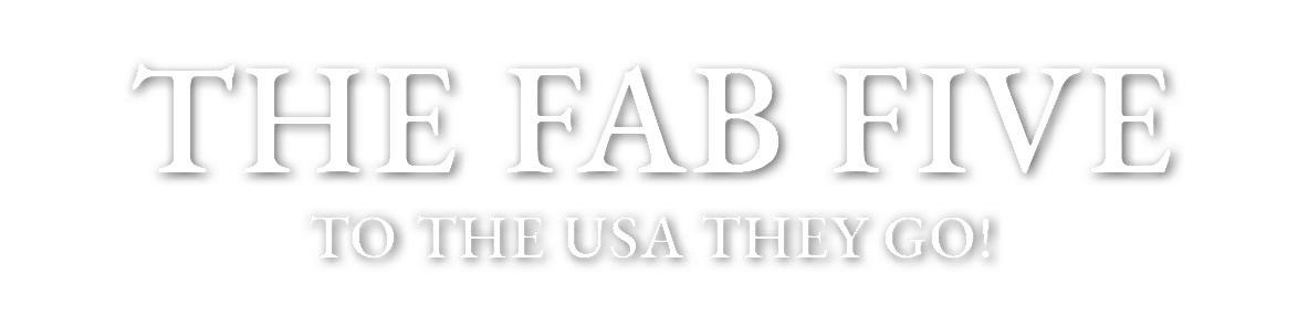 The FAB FIVE TO THE USA THEY GO 