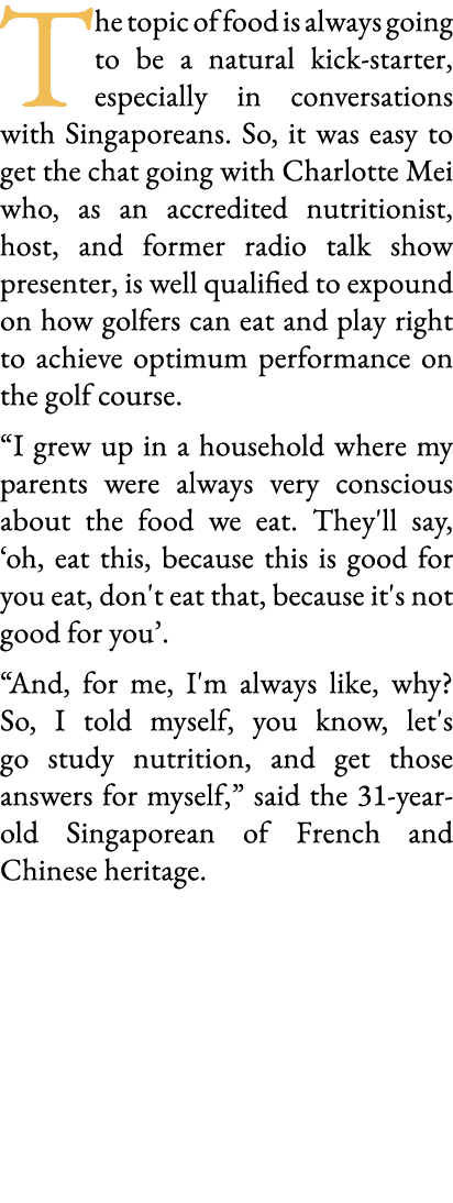 The topic of food is always going to be a natural kick starter, especially in conversations with Singaporeans. So, it...